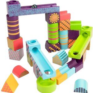 Mini Marble Mayhem | Classic Wooden Marble Run | STEM Physics Exploration Toy